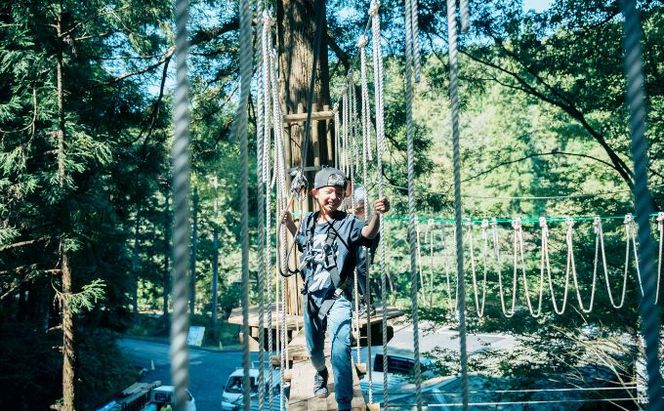 チャレンジコース　チケット 体験 レジャー フィールドアスレチック 子供 観光 アクティビティ 自然と遊ぶ 