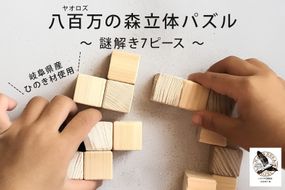 426. 【ハヤブサプロジェクト】 八百万 (ヤオロズ)の森 立体パズル 謎解き7ピース