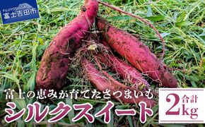サツマイモ（シルクスイート）2kg　さつまいも 富士シルク 野菜 根菜 焼き芋 ふかし芋 国産 富士吉田市産 山梨 富士吉田