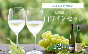ふるさと納税限定セット 北海道仁木町 Domaine Bless醸造 白2本セット【Domaine Bless×naritaya】 お酒 酒 果実酒 晩酌 葡萄 ぶどう ブドウ 料理 食事 お祝い 北海道 仁木町 飲み比べ