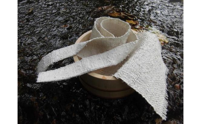 肌にやさしいシルク100％「きびそタオル2枚組セット」 日用品 新潟 