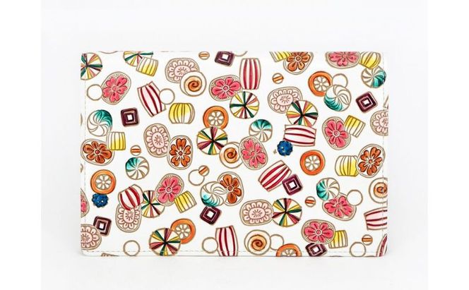 【文庫屋大関】パーソナルホルダー　飴【皮革工芸品】 民芸品 雑貨 日用品 文房具 革小物 革製品 ファイル ケース 