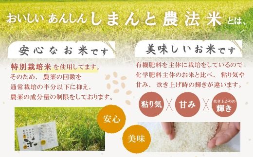【 令和7年産 ・ 3回 定期便 】おいしい・あんしん・しまんとのお米　しまんと 農法米（ ヒノヒカリ ）10kg×3回（計30kg） ひのひかり 30kg 2025年 精米 白米 米 こめ ご飯 ごはん 高知 四万十 四万十川 25-603