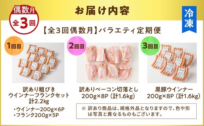 【全3回偶数月】バラエティ定期便　K161-T04