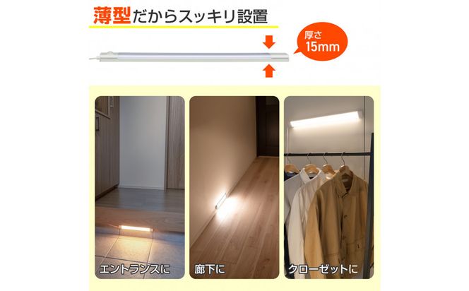 LED多目的灯 明暗人感30cm 電球色ALT-3030PIR(L) 272183_AZ246
