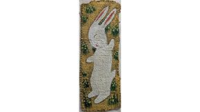 【 限定１点 】うさぎ・踊る(掛け軸) [BG98-NT]