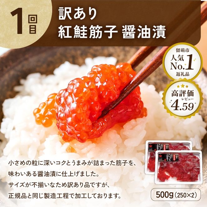 〈定期便全3回〉ごはんのお供！おにぎりの具定期便！R200-009