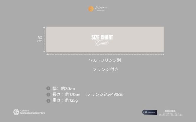 G3564 『Noble Fibre』100％カシミヤ・マフラー ブルー＆チェック フリンジ付き【高級 カシミア おしゃれ ファッション 防寒 かしみあ】