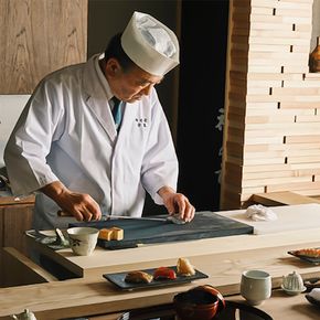 別館すし処「神の前」　料理長おまかせ寿司コースお食事券(2名様1組) ペア ディナー 淡路島 お寿司