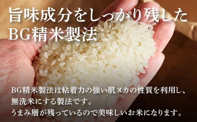 無洗米コシヒカリ 洗わんでいっちゃが５㎏✕３回定期便 計15㎏ K23_T006_1