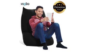 Yogibo Lite Premium（ヨギボー ライト プレミアム）＜ブラック＞-[G785-3]