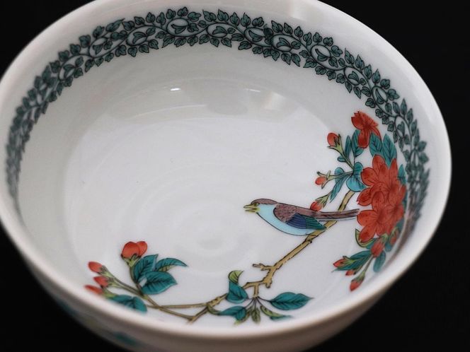 九谷焼　4.2号小鉢揃　花鳥絵変り （5枚セット）a01 食器 キッチン雑貨 キッチンアイテム 雑貨 小物 お皿 食卓 テーブルコーディネート 