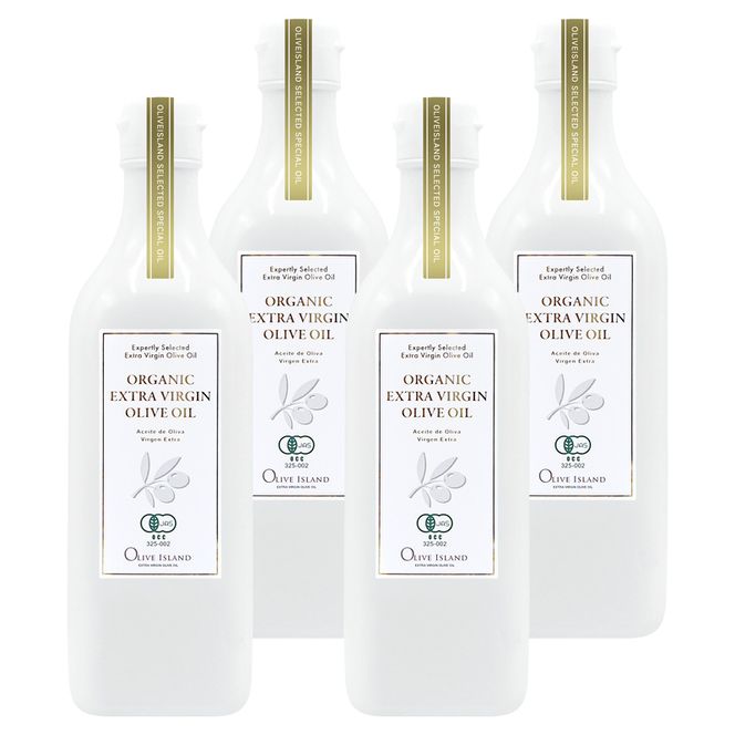 オーガニック エキストラヴァージンオリーブオイル 500ml 4本セット オリーブオイル エクストラバージン 調味料 オイル 油 セット