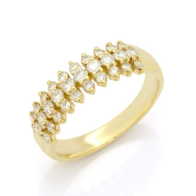 K18YG ダイヤモンド 0.5ct パヴェリング KR-471 SWBO003