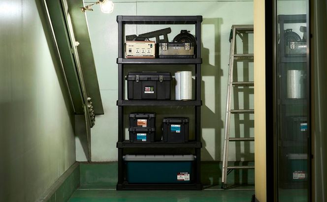 プラスチックラック5段 PLR-9145 ブラック 棚 ラック アイリスオーヤマ おしゃれ 収納 プラスチックラック プラスチック オープンラック フリーラック 押し入れ 玄関 園芸 収納 錆びない 屋外 簡単組立 組み立て簡単