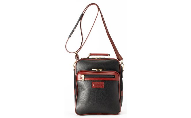 豊岡工房 牛革使い ボンディング 多機能ショルダーバッグ（4107）グリーン / ショルダーバッグ 自立型 縦型 フェイクレザー ボンディング加工 メンズ レディース かばん カバン バッグ 鞄 国産 日本製 小田清株式会社