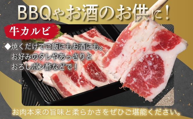 G3401 牛カルビ＆シマチョウ 塩麹漬け 焼肉セット 合計1.5kg【味付け 小分け 焼くだけ 簡単調理 BBQ 250g×6袋 牛肉 ホルモン】