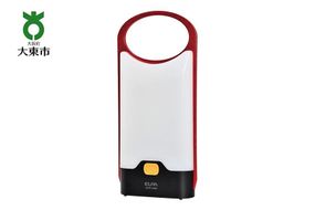 LEDフラットランタン　薄型　カラビナ付　無段階調光・調色　電池式　DOP-L809 272183_AZ79