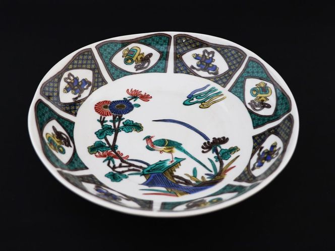 九谷焼　 7号鉢　古九谷花鳥　a01 食器 キッチン雑貨 キッチンアイテム 雑貨 お皿 食卓 テーブルコーディネート 盛り付け 