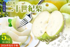 2026年産 先行予約【20世紀梨 ご自宅用 5kg サイズ L～5L混合（10～18玉）】8月下旬～9月中旬にかけて発送予定 ご自宅用  二十世紀梨 シャキシャキ 甘味 瑞々しさ 香住梨 フルーツ フルーツ先行予約 果物 なし ナシ 和梨 青梨 大人気 おすすめ ランキング 兵庫県 香美町 香住 JAたじま 12000円 12-20