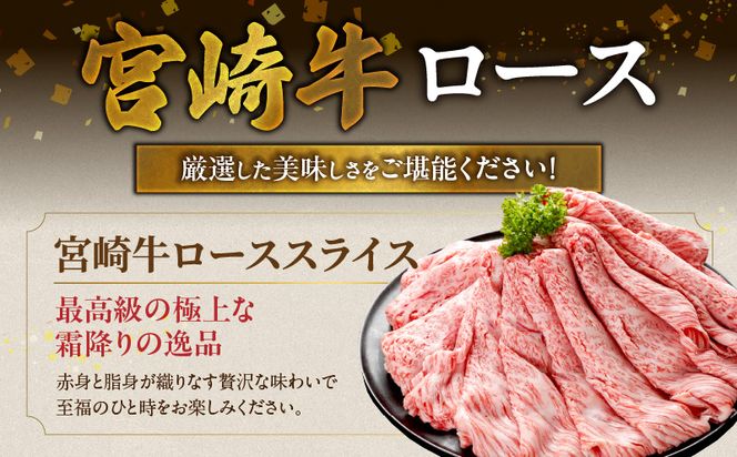 畜産農家応援! 宮崎牛ローススライス 500g_MJ-N208