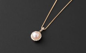 【真珠】【希望の光 ･ 大人シンプルモダン】5.7mm アコヤ真珠ペンダントネックレス