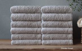 G3493 【TVで紹介！】おぅ！え～やん フェイスタオル（グレー）12枚【泉州タオル 国産 吸水 普段使い 無地 シンプル 日用品 家族 ファミリー】 