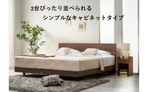 フランスベッド エルダ02C 脚付きタイプ シングル／セミダブル マットレス付き／フレームのみ