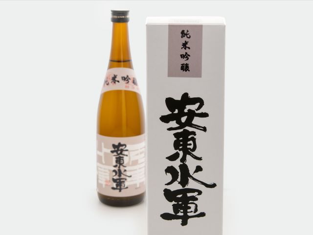 日本酒 純米吟醸 安東水軍 720ml ×1本 お酒 酒 地酒 純米吟醸酒 清酒 アルコール ギフト プレゼント 贈答 男性 女性 送料無料 青森 青森県 鰺ヶ沢町