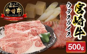 宮崎牛ウデスライス500g N0147-YA773