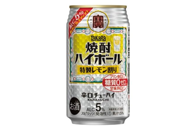 宝焼酎ハイボール 　5％特製レモン 　350ml缶 　24本　タカラ　チューハイ / 爽快　キレ味　辛口　チューハイ　特製レモン割り　元祖焼酎ハイボール　タカラ　健康志向　プリン体ゼロ（※1）　糖質ゼロ（※2）　甘味料ゼロ（※3）　暑い夏に冷たいハイボールを　爽やか　キンキン　美味しい -[G466]