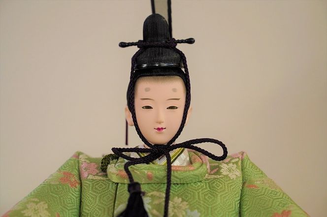 【収納飾りセット“有明”】人形作り40年 “平安天鳳”作 極上有職織物 京の舞 白撫子 手作り ひな祭り 木製 今どき かわいい おしゃれ モダン H067-171