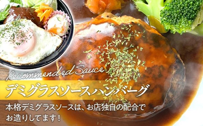 【定期便】どっちも食べたい デミグラスハンバーグ＆和風ハンバーグ （合計4回） ハンバーグ 手ごね 和風 デミグラス 国産 晩御飯 おかず お弁当 冷凍 合挽 レンジ 温めるだけ レンチン 湯銭 二種 福岡 お土産 九州 福岡土産 福岡県