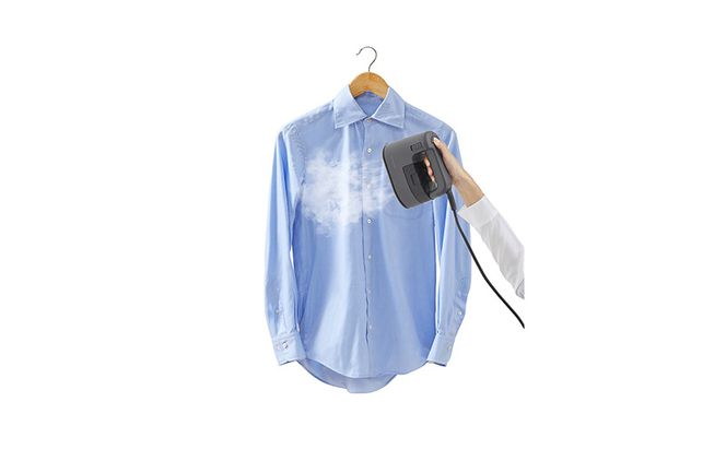 アイロン スチーム スチーマー 衣類用スチーマー IRS-02-HA アッシュ アイリスオーヤマ シワ伸ばし 服 ワイシャツ 衣類 除菌 脱臭 簡単給水 パワフルスチーム スチームアイロン ハンディ 
