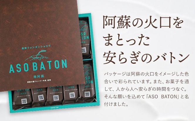濃厚 フォンダンショコラ ASO BATON 選べる 内容量 6個 10個 古今堂 《30日以内に出荷予定(土日祝除く)》 熊本県 南阿蘇村 チョコ チョコレート ショコラ 熊本 土産 お茶菓子 デザート お菓子 スイーツ---sms_kkinbtn_30d_r7_7500_6p---
