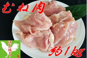 【A2-105】はかた地どり むね肉 (約1kg)