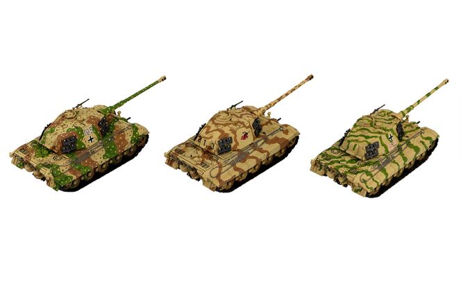 【SGK18】 1/144 ドイツ陸軍 ティーガーII(H)戦車 【kw0168-0035】