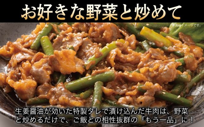 G3387 牛肉 切り落とし タレ漬け 合計3kg【味付け 小分け 焼くだけ 簡単調理 BBQ 牛肉 250g×12袋】