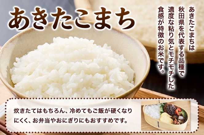 【定期便5ヶ月】 あきたこまち ＜令和8年産 新米受付＞ 白米 10kg（5kg×2袋） 鈴木農産 [あきたこまち ブランド米 お米 白米 精米 米どころ 秋田 秋田県産 定期便]|23_szn-011005
