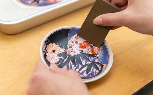 九谷焼 3寸 豆皿 花鳥風月＆吉祥だるま　5枚セット（B） 【のし無し】 九谷焼 伝統工芸 工芸品 国産 日本製 復興 震災 コロナ 能登半島地震復興支援 北陸新幹線 F6P-2452
