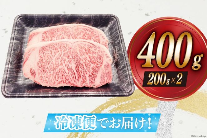 【宮崎牛】 サーロイン ステーキ 200g×2枚 計400g [レグセントジョイラー 宮崎県 美郷町 31bb0019] 冷凍 送料無料 国産 牛 肉 霜降り BBQ バーベキュー 焼肉 牛肉 国産 黒毛 和牛 宮崎県産 ブランド 牛 送料無料