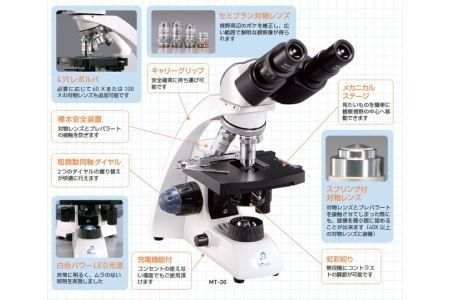 メイジテクノ 双眼生物顕微鏡 (スライドガラス・カバーガラス各100枚付) ※2025年2月上旬頃より順次発送予定