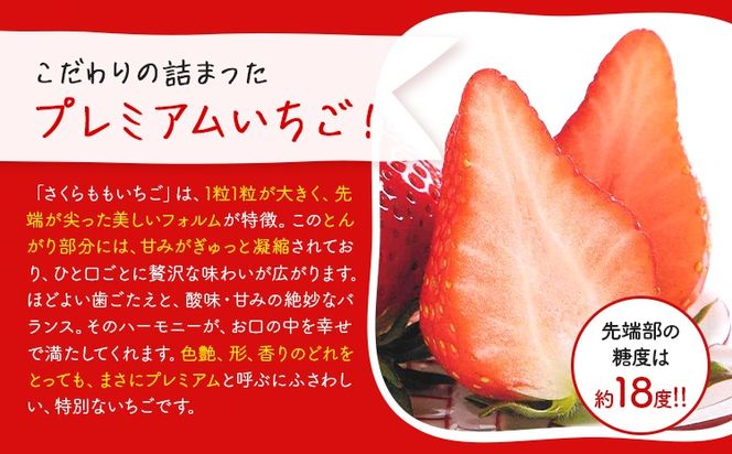 【CF】いちご 佐那河内村限定 さくらももいちご  24粒 28粒 化粧箱 JA徳島市佐那河内支所 ふる里産品推進協議会《3月発送》徳島県 佐那河内村【配送不可地域あり】※離島 | ブランドいちご 産地直送 ギフト大賞 ジューシー---sanagouchi_hss_8_1k---