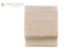 【龍村美術織物】光波帯（鱗巴桜段文） 261009_B-AP39