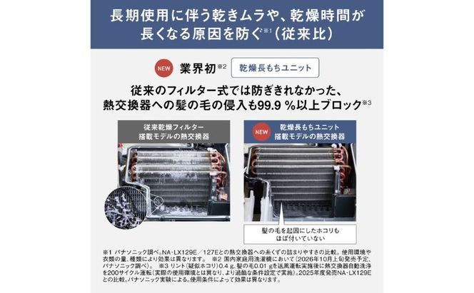 パナソニック ななめドラム洗濯乾燥機 NA-LX129FR-W 右開き 電化製品 家電 ドラム式洗濯機 ドラム式洗濯乾燥機 自動投入 袋井市 静岡県