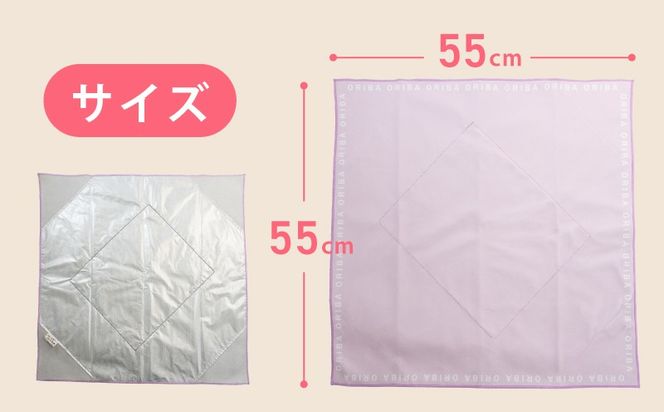 099H4366 ALOHAS ORIBA 保冷ふろしき Pink【日用品 雑貨 鞄 かばん 風呂敷 ふろしき エコバッグ 保冷】