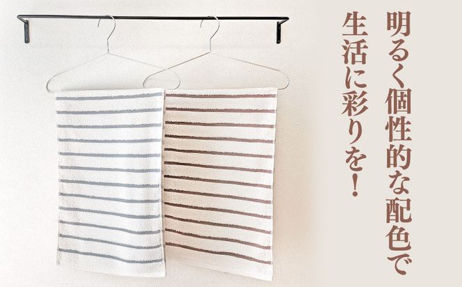 099H4374 ALOHASコンパクトバスタオル2枚セット【泉州タオル 国産 吸水 たおる 普段使い  シンプル 日用品】