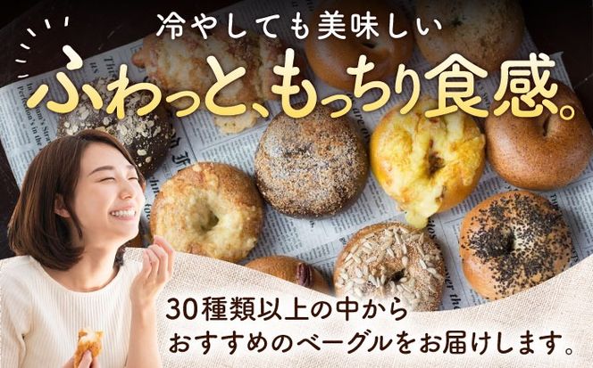 【全6回定期便】厳選おすすめ ベーグル 8個セット ベーグル詰め合わせ お取り寄せ 冷凍 パン セット 沖縄市 / ZEBRA.Bagel[BCAE009]