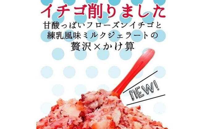 小泉農園ジェラートとイチゴ削り　8個セット 【kw0221-0001】