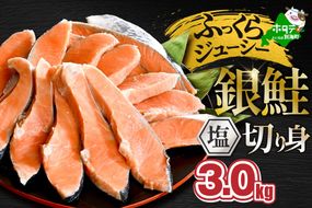塩銀鮭切身 3.0kg (1.5kg×2箱)【MT0002TZ0】
